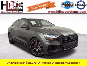 2019 Daytona Gray Pearl Audi Q8 3.0T Prestige AWD SUV