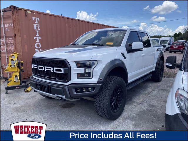 2018 Oxford White Ford F-150 Raptor 4X4 Truck