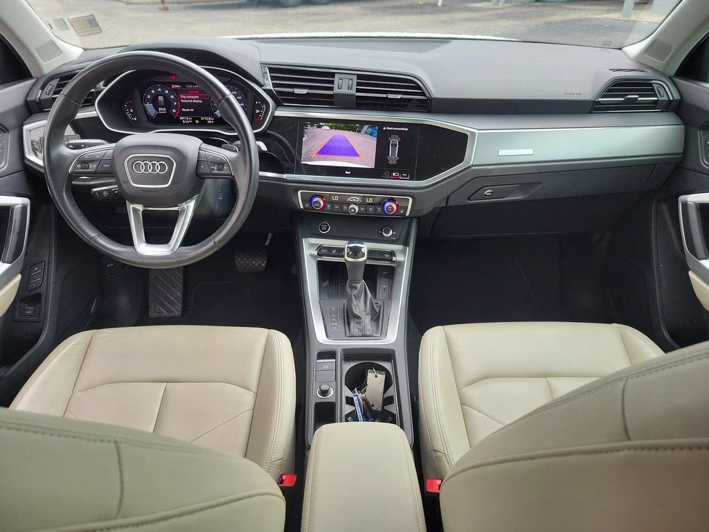 2024 White Audi Q3 S line Premium AWD SUV