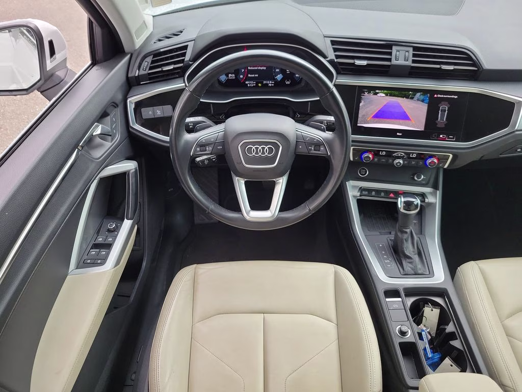 2024 White Audi Q3 S line Premium AWD SUV