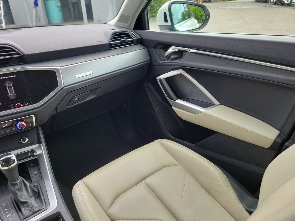 2024 White Audi Q3 S line Premium AWD SUV