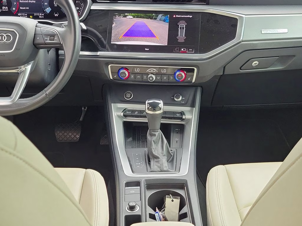2024 White Audi Q3 S line Premium AWD SUV