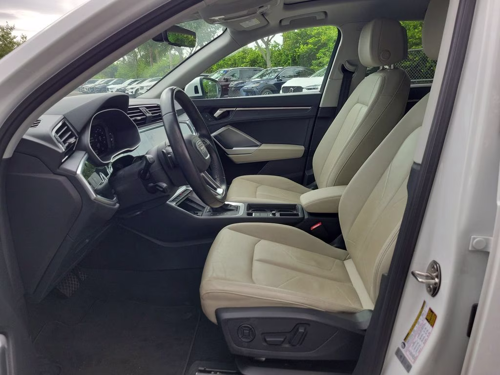 2024 White Audi Q3 S line Premium AWD SUV