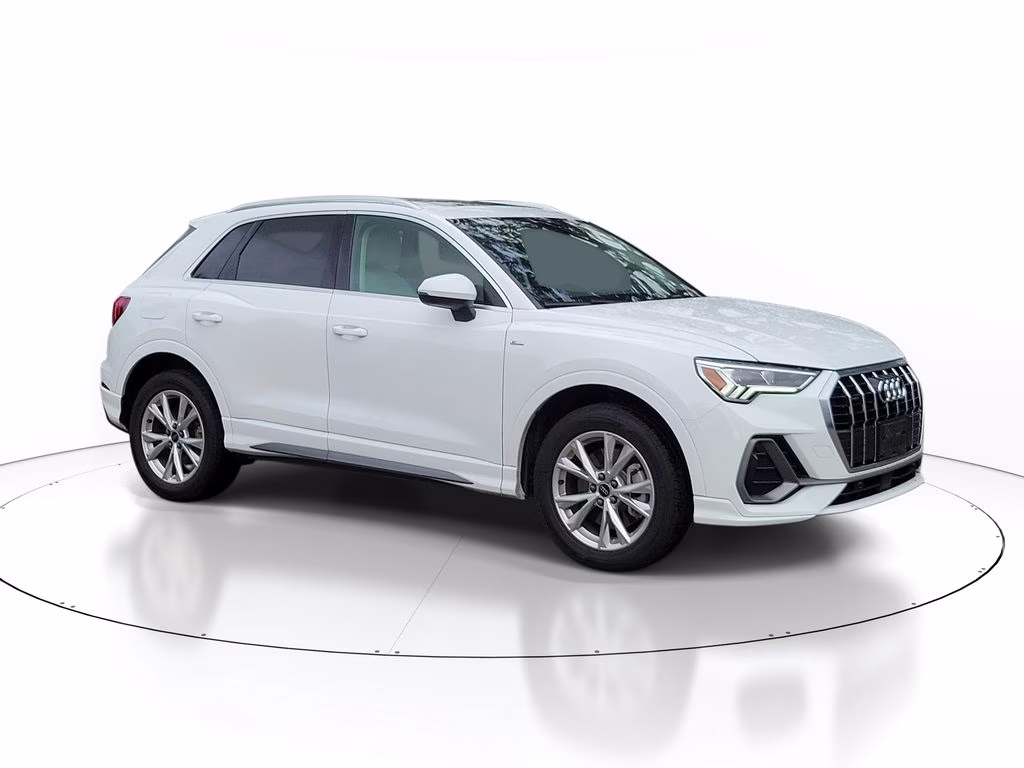 2024 White Audi Q3 S line Premium AWD SUV