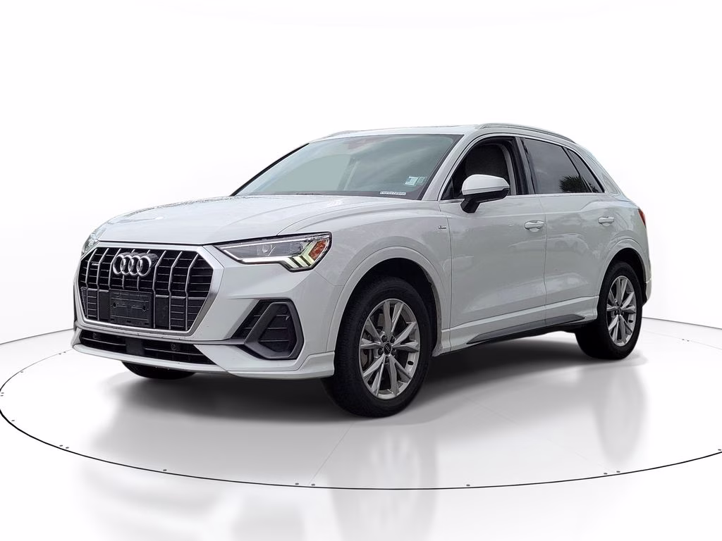 2024 White Audi Q3 S line Premium AWD SUV