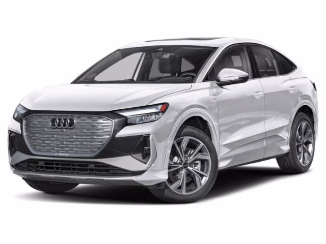 2025 Glacier White Audi Q4 Sportback e-tron Premium AWD SUV