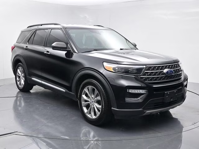 2022 Black Metallic Ford Explorer XLT RWD SUV