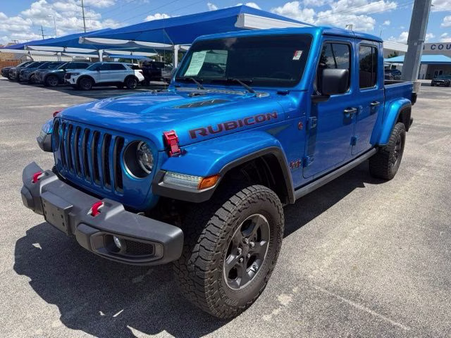 2023 Hydro Blue Pearlcoat Jeep Gladiator Rubicon 4X4 Truck