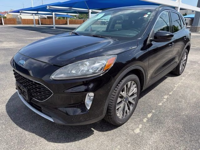 2020 Black Metallic Ford Escape Titanium AWD SUV