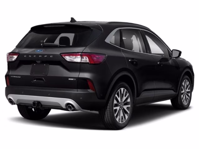 2020 Black Metallic Ford Escape Titanium AWD SUV