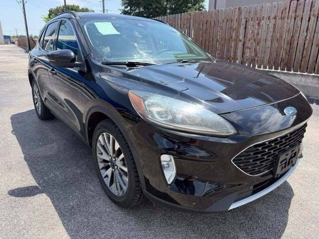 2020 Black Metallic Ford Escape Titanium AWD SUV