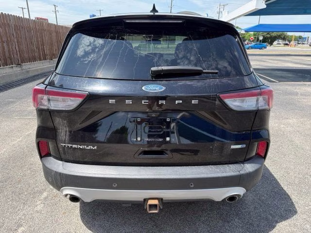 2020 Black Metallic Ford Escape Titanium AWD SUV