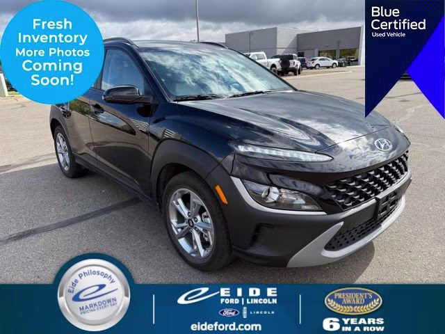 2023 Ultra Black Hyundai Kona SEL AWD SUV