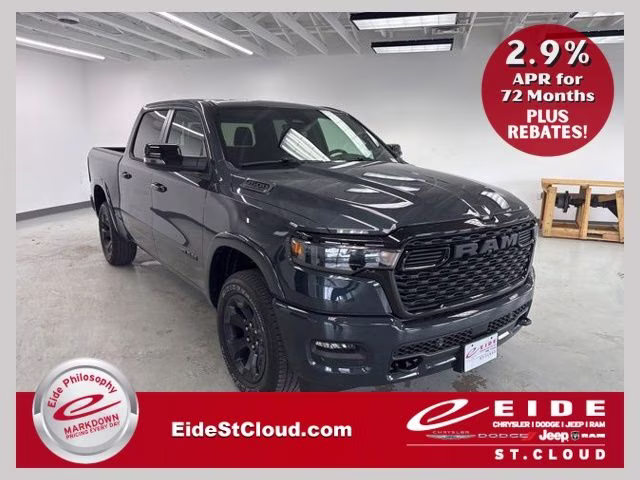 2026 Forged Blue Metallic Ram 1500 Big Horn Night Edition 4X4 Truck