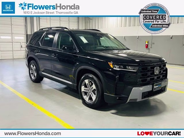 2026 Crystal Black Pearl Honda Pilot EX-L SUV