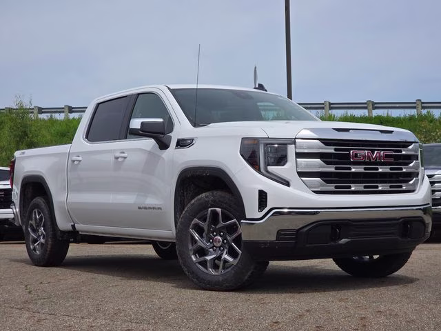 2026 Summit White GMC Sierra 1500 SLE 4X4 Truck