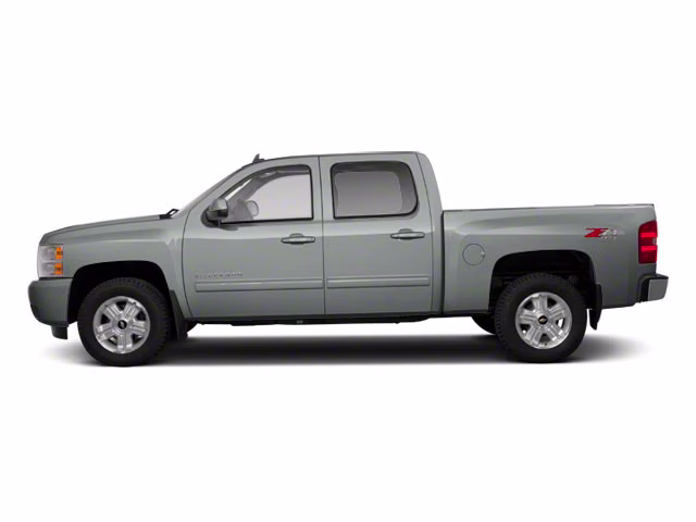 2013 Silver Ice Metallic Chevrolet Silverado 1500 LT 4X4 Truck
