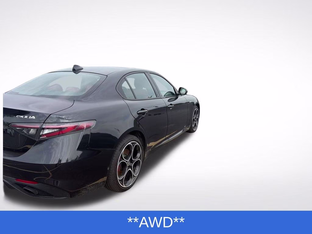 2024 Vulcano Black Metallic Alfa Romeo Giulia Veloce AWD Sedan