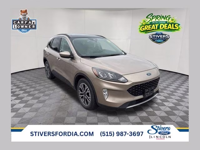 2020 Desert Gold Metallic Ford Escape SEL AWD SUV