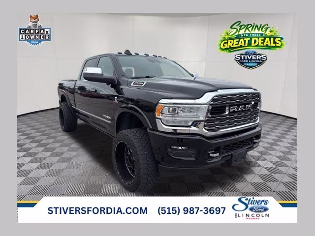 2022 Diamond Black Crystal Pearlcoat Ram 2500 Limited 4X4 Truck