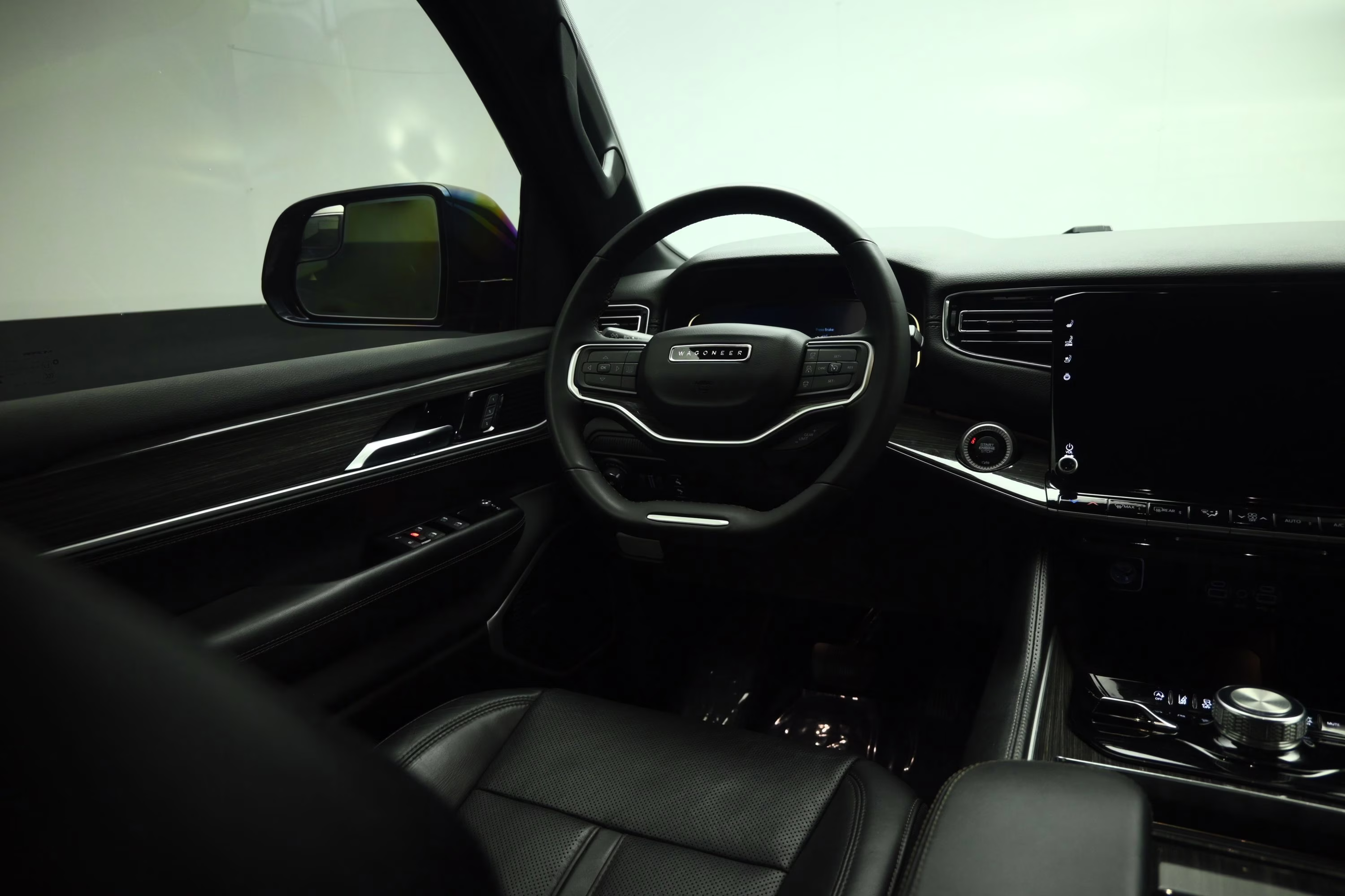 2022 Diamond Black Crystal Pearlcoat Jeep Wagoneer Series II 4X4 SUV