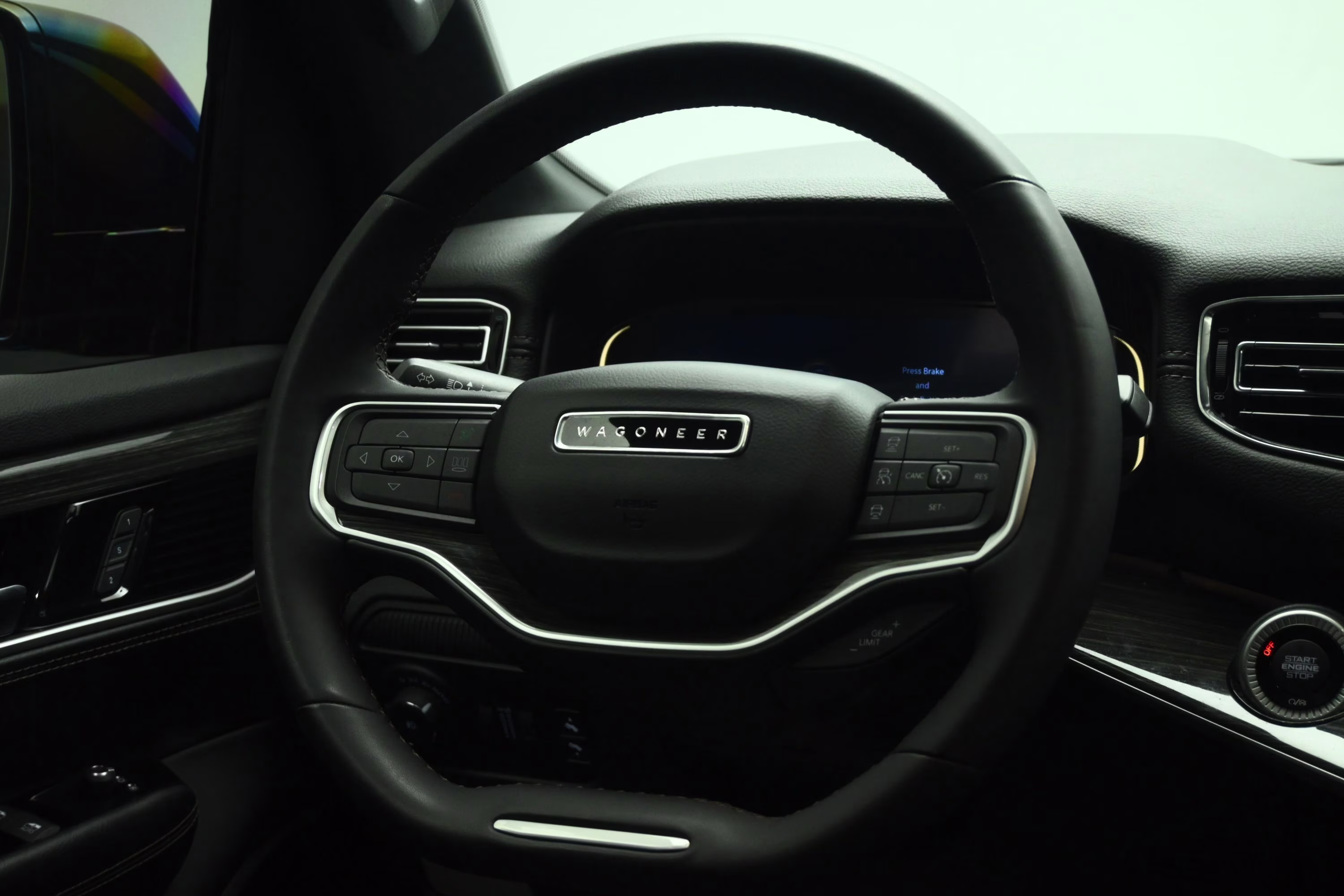 2022 Diamond Black Crystal Pearlcoat Jeep Wagoneer Series II 4X4 SUV