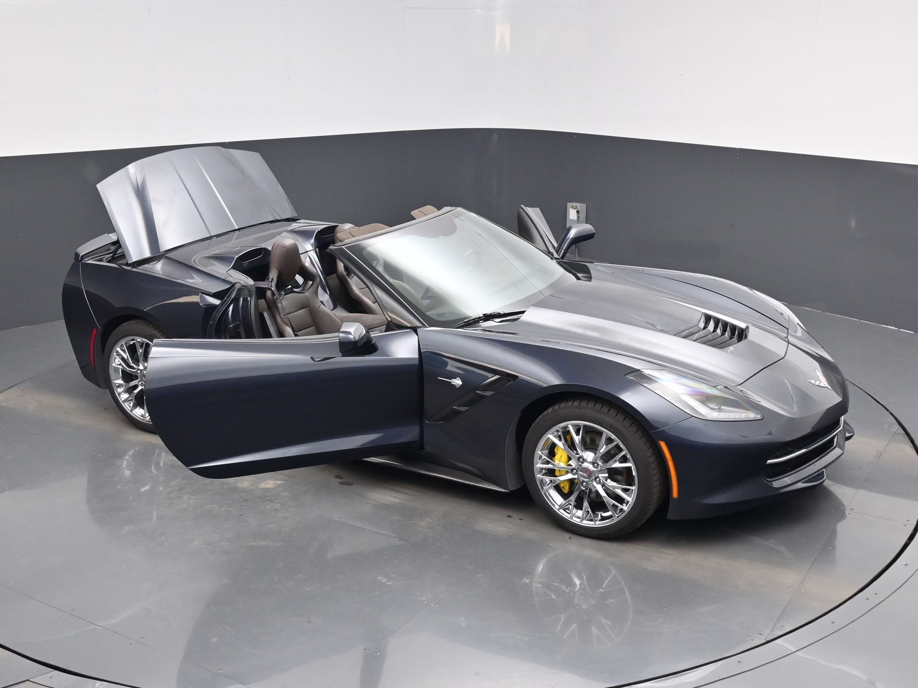 2014 Night Race Blue Metallic Chevrolet Corvette Stingray Base RWD Convertible