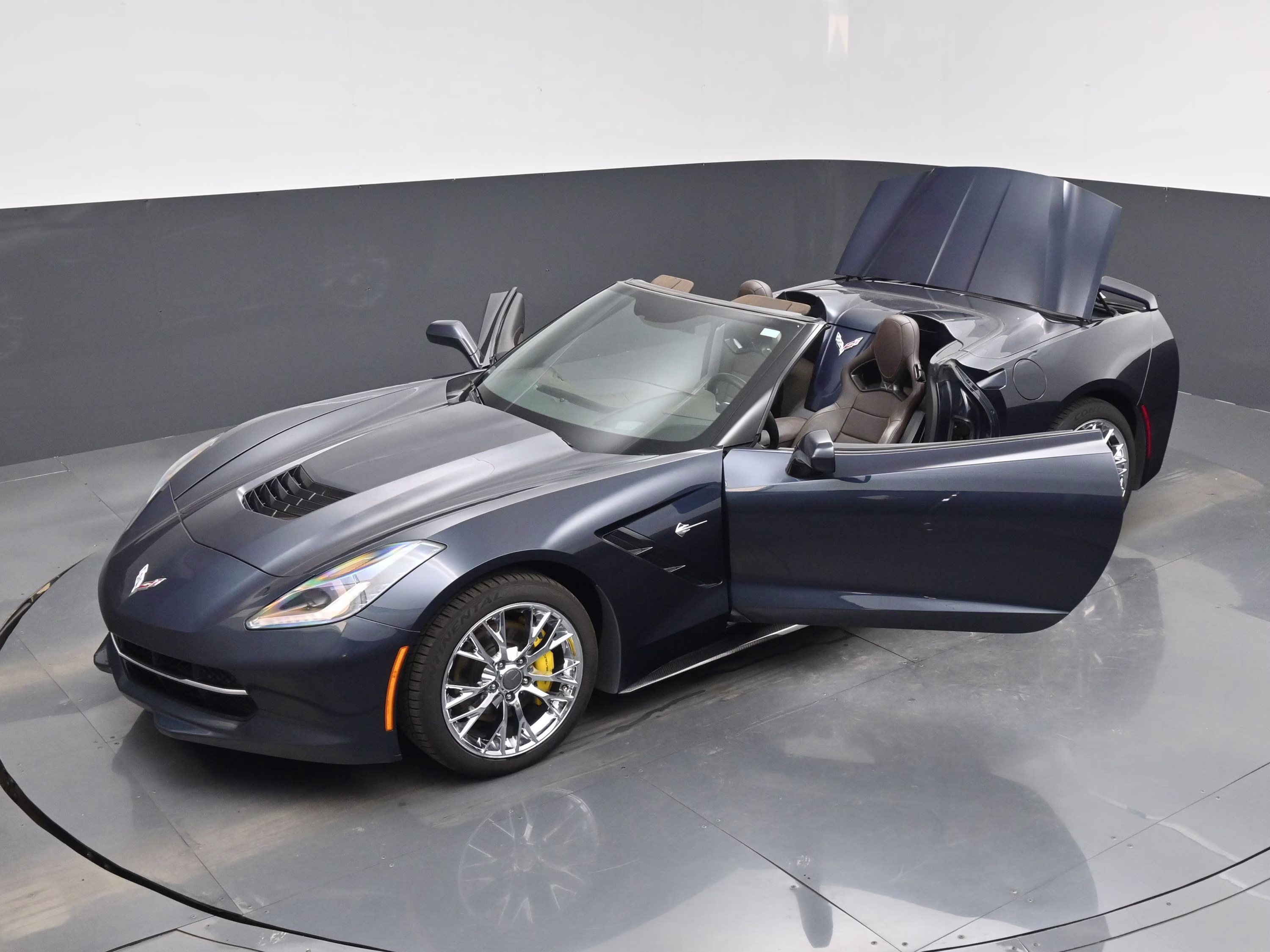 2014 Night Race Blue Metallic Chevrolet Corvette Stingray Base RWD Convertible