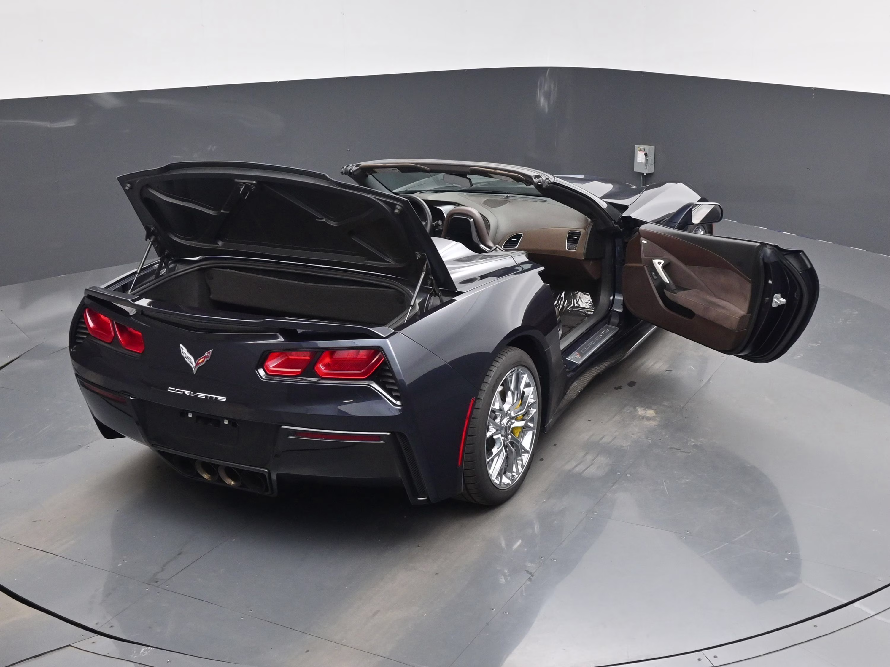 2014 Night Race Blue Metallic Chevrolet Corvette Stingray Base RWD Convertible