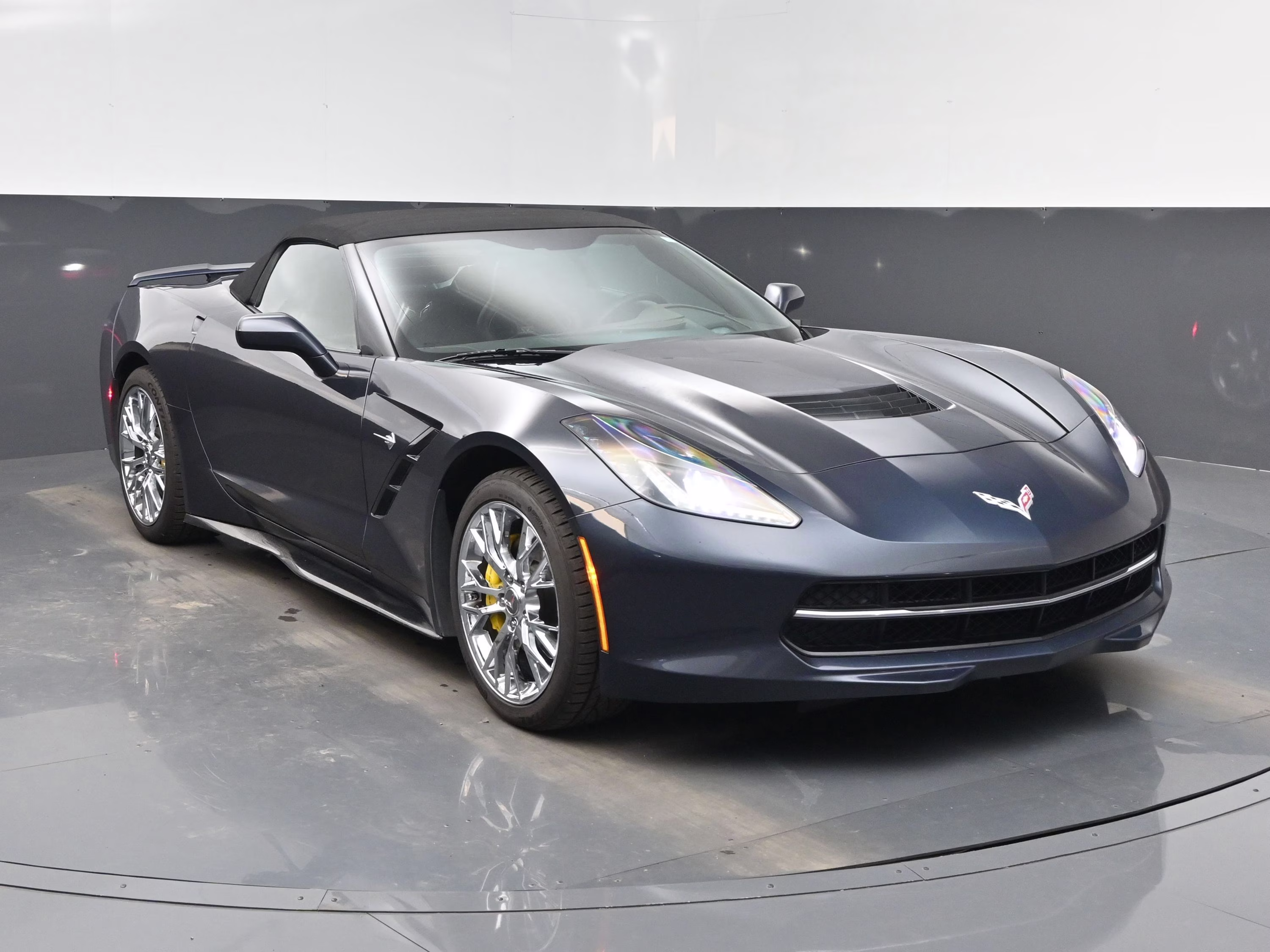 2014 Night Race Blue Metallic Chevrolet Corvette Stingray Base RWD Convertible