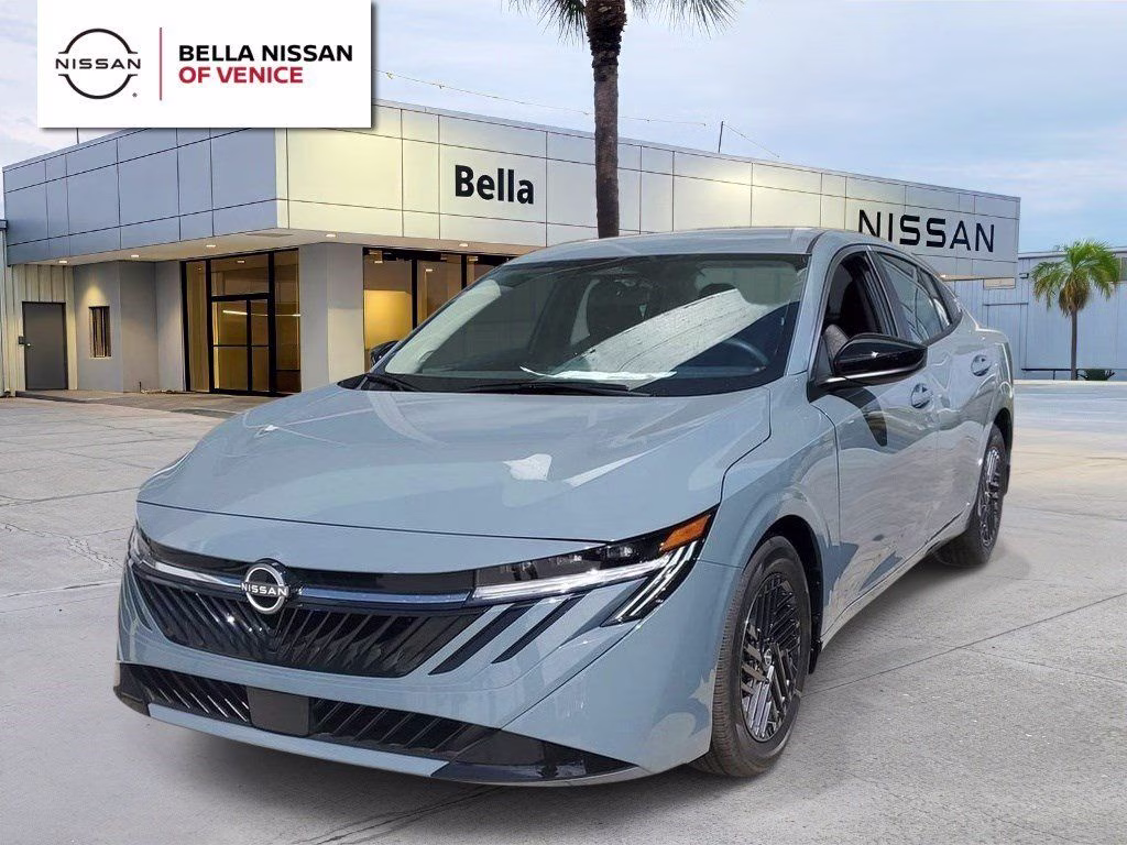 2026 Atlantic Gray Metallic Nissan Sentra SV FWD Sedan