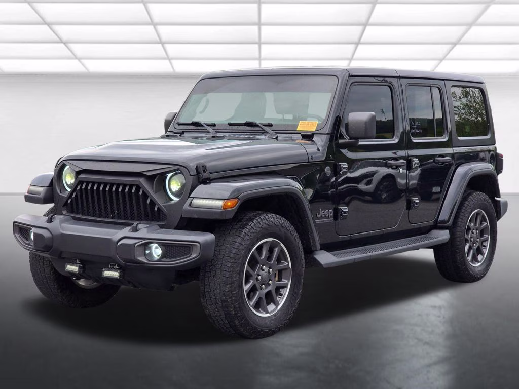 2021 Black Clearcoat Jeep Wrangler Unlimited Sport S 4X4 SUV