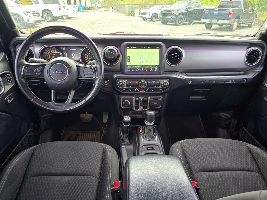 2021 Black Clearcoat Jeep Wrangler Unlimited Sport S 4X4 SUV