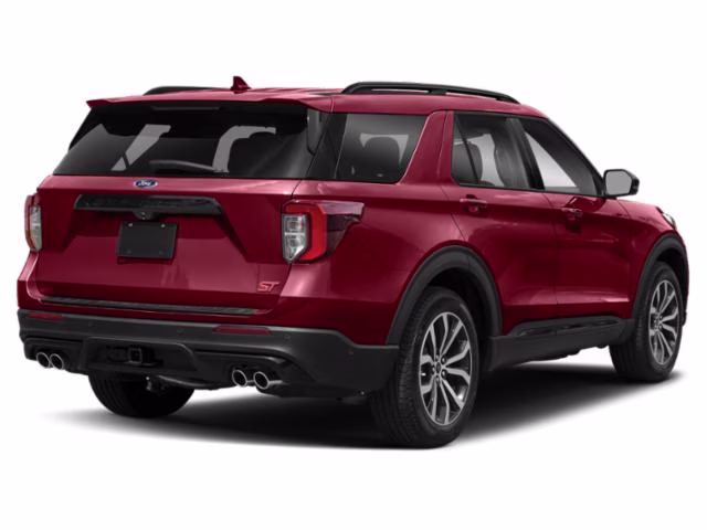 2022 Red Metallic Ford Explorer ST RWD SUV