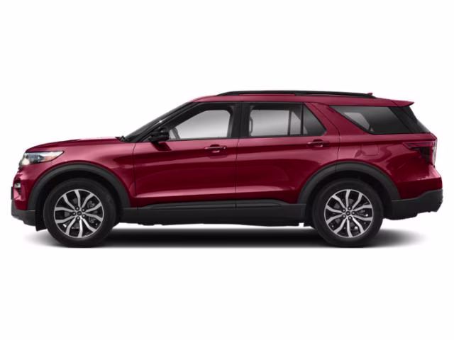 2022 Red Metallic Ford Explorer ST RWD SUV