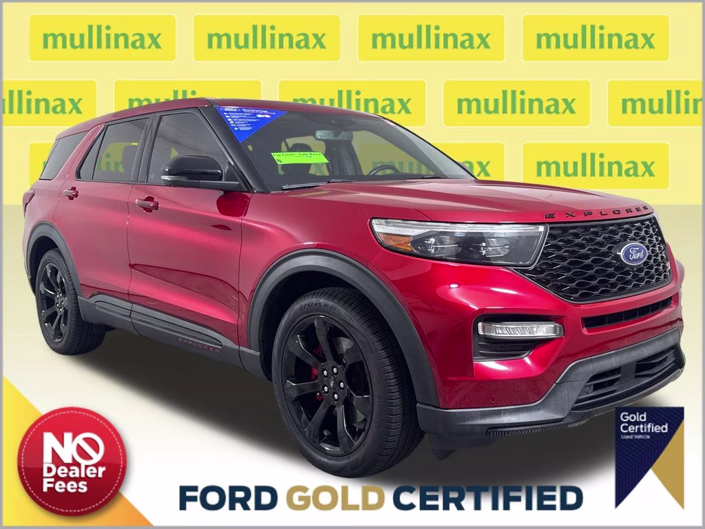 2022 Rapid Red Metallic Tinted Clearcoat Ford Explorer ST RWD SUV