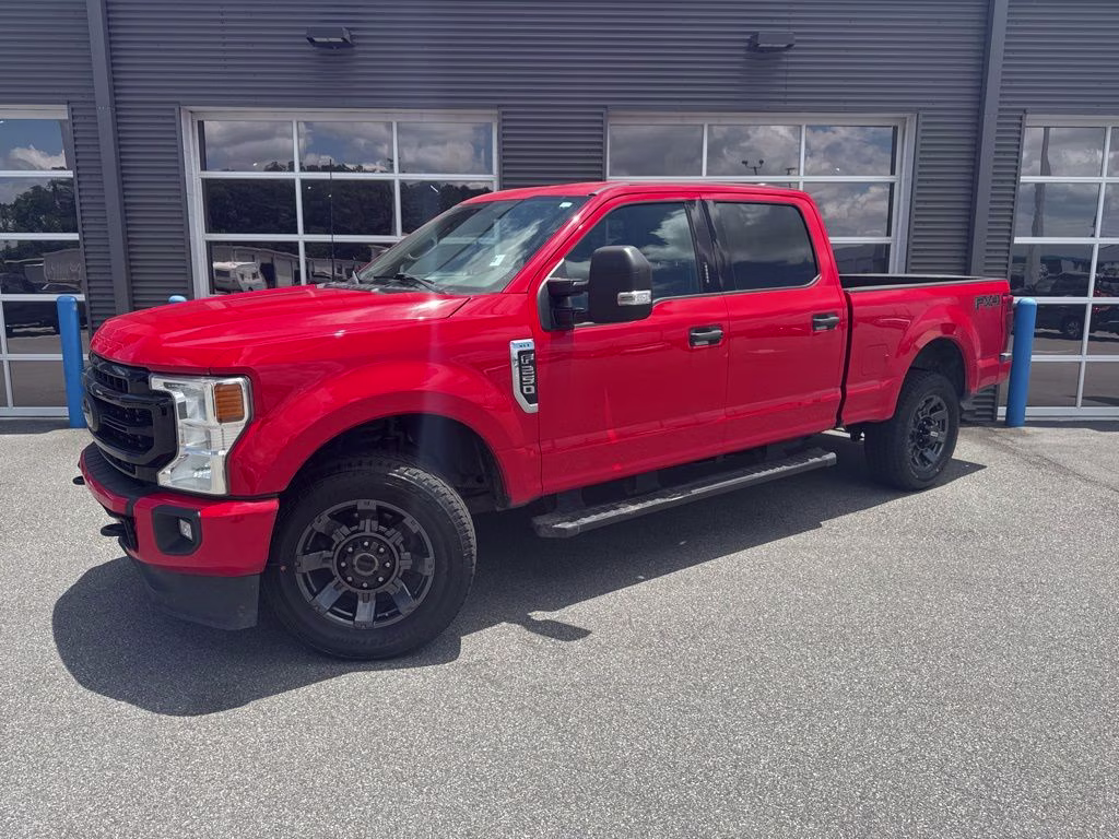 2022 Race Red Ford Super Duty F-250 SRW XLT 4X4 Truck