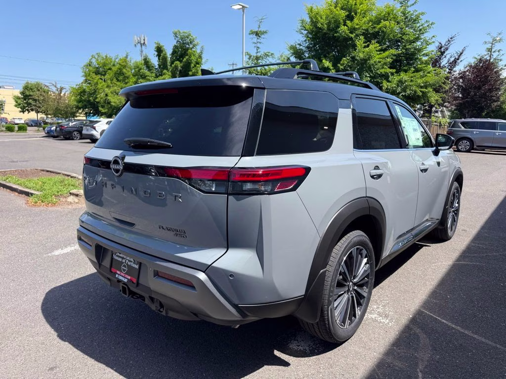2026 Boulder Gray/Super Black Nissan Pathfinder Platinum 4X4 SUV