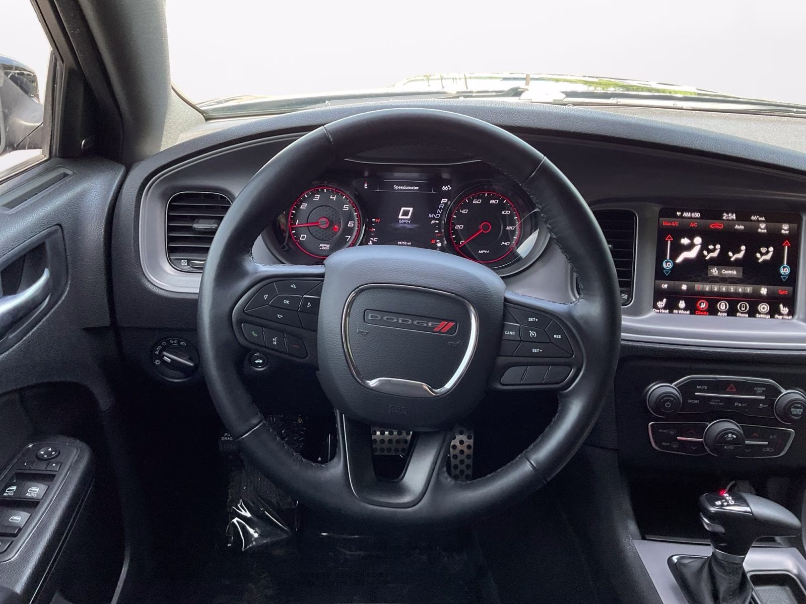 2023 Pitch Black Clearcoat Dodge Charger GT AWD Sedan