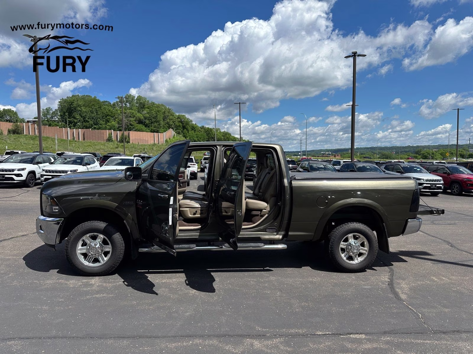 2012 Sagebrush Pearlcoat Ram 2500 Laramie 4X4 Truck
