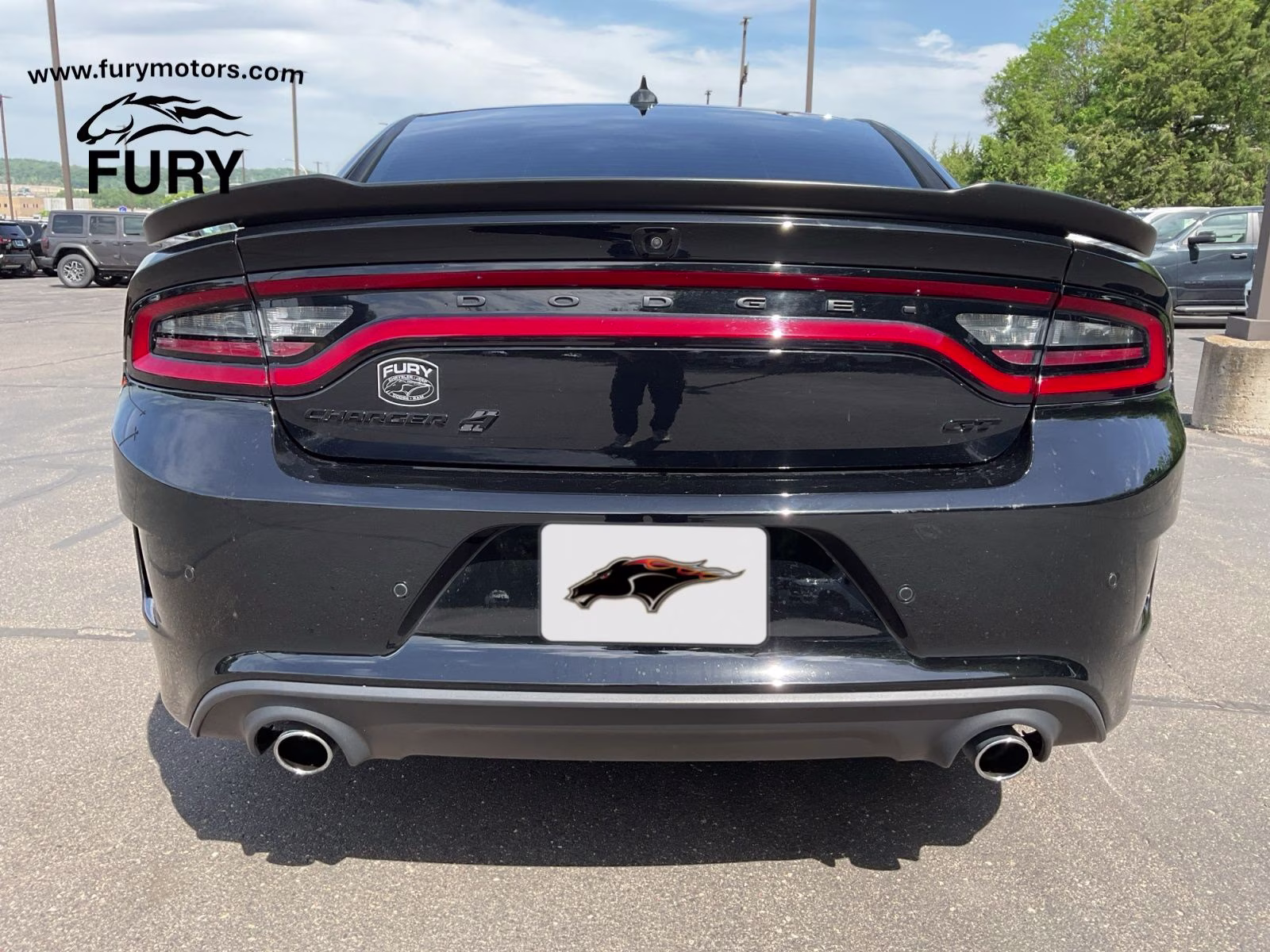2023 Pitch Black Clearcoat Dodge Charger GT AWD Sedan