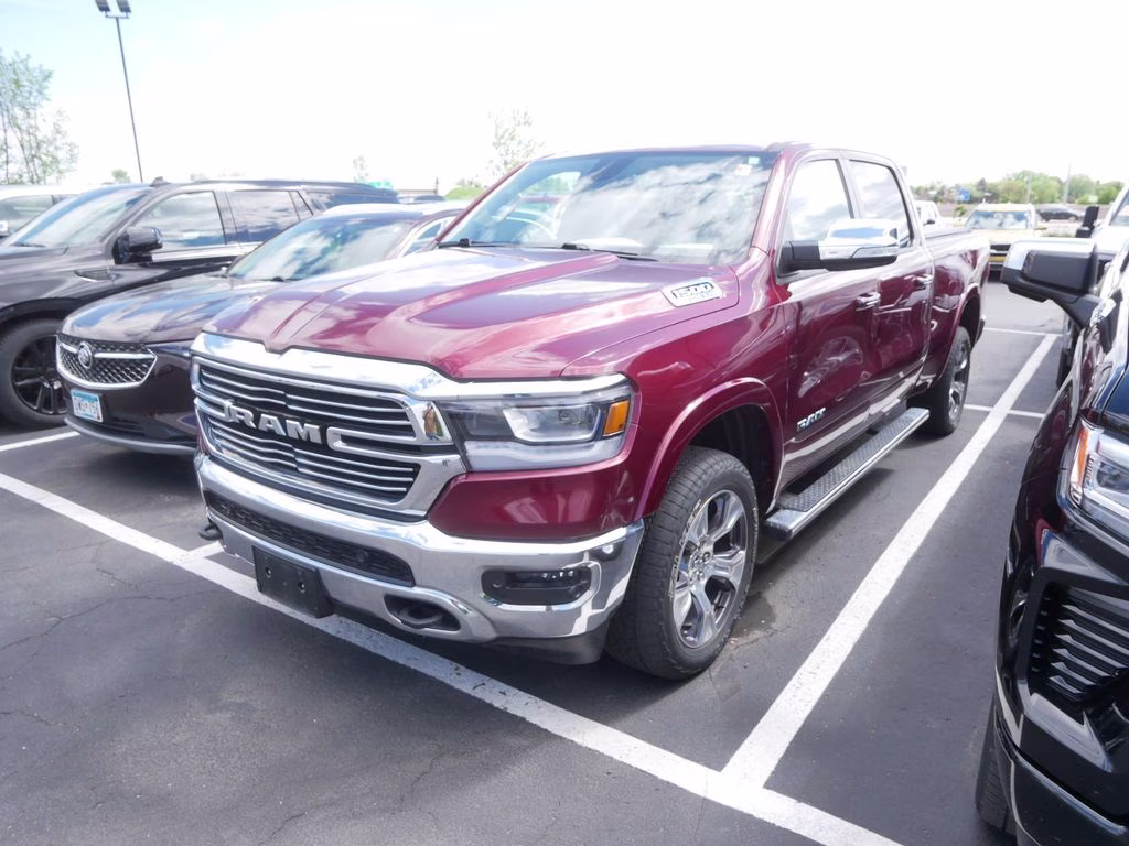 2019 Delmonico Red Pearlcoat Ram 1500 Laramie 4X4 Truck