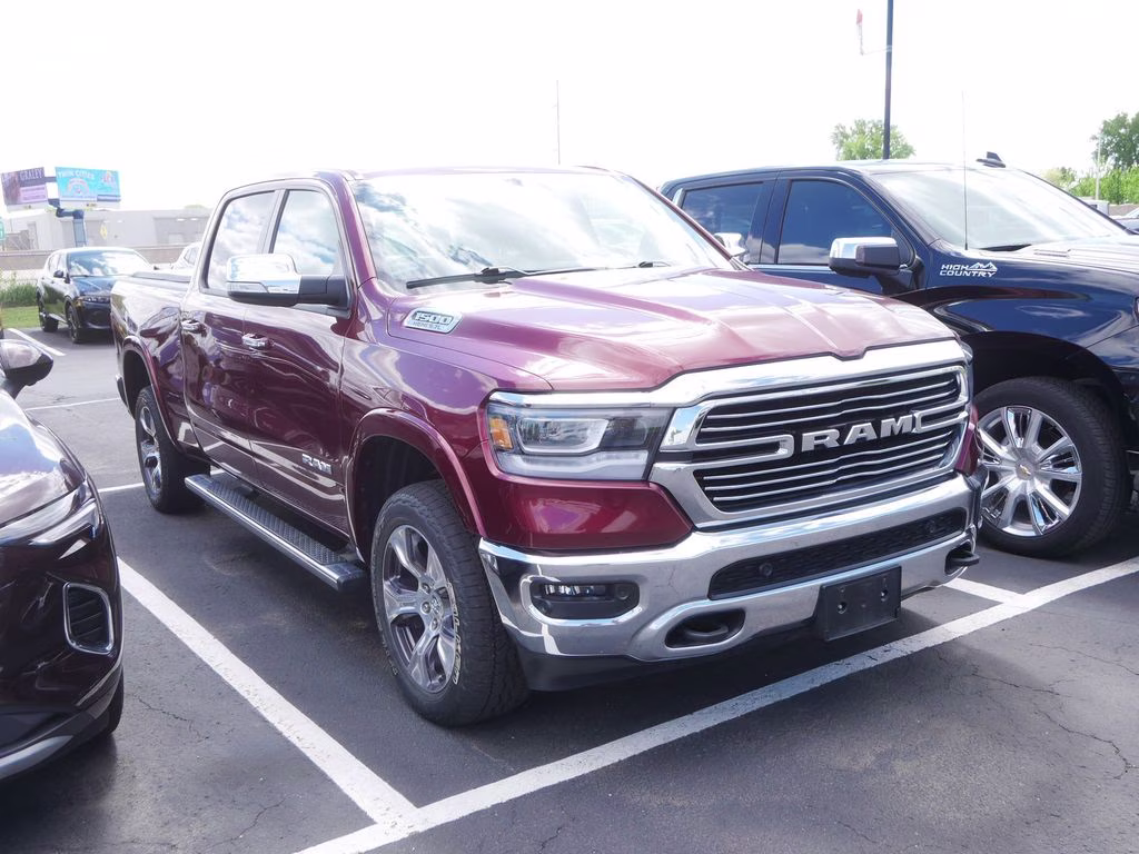 2019 Delmonico Red Pearlcoat Ram 1500 Laramie 4X4 Truck