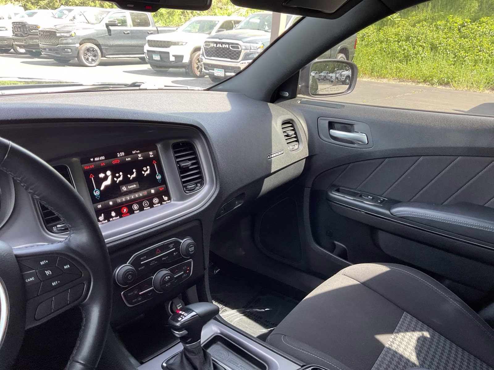 2023 Pitch Black Clearcoat Dodge Charger GT AWD Sedan