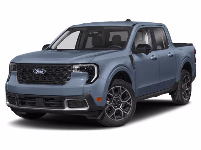 2026 Azure Gray Metallic Tri-Coat Ford Maverick LARIAT AWD Truck
