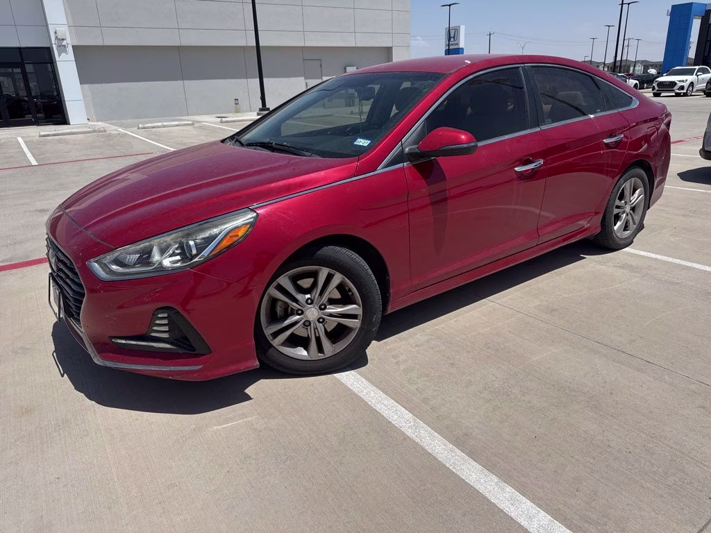 2018 Scarlet Red Hyundai Sonata SEL FWD Sedan