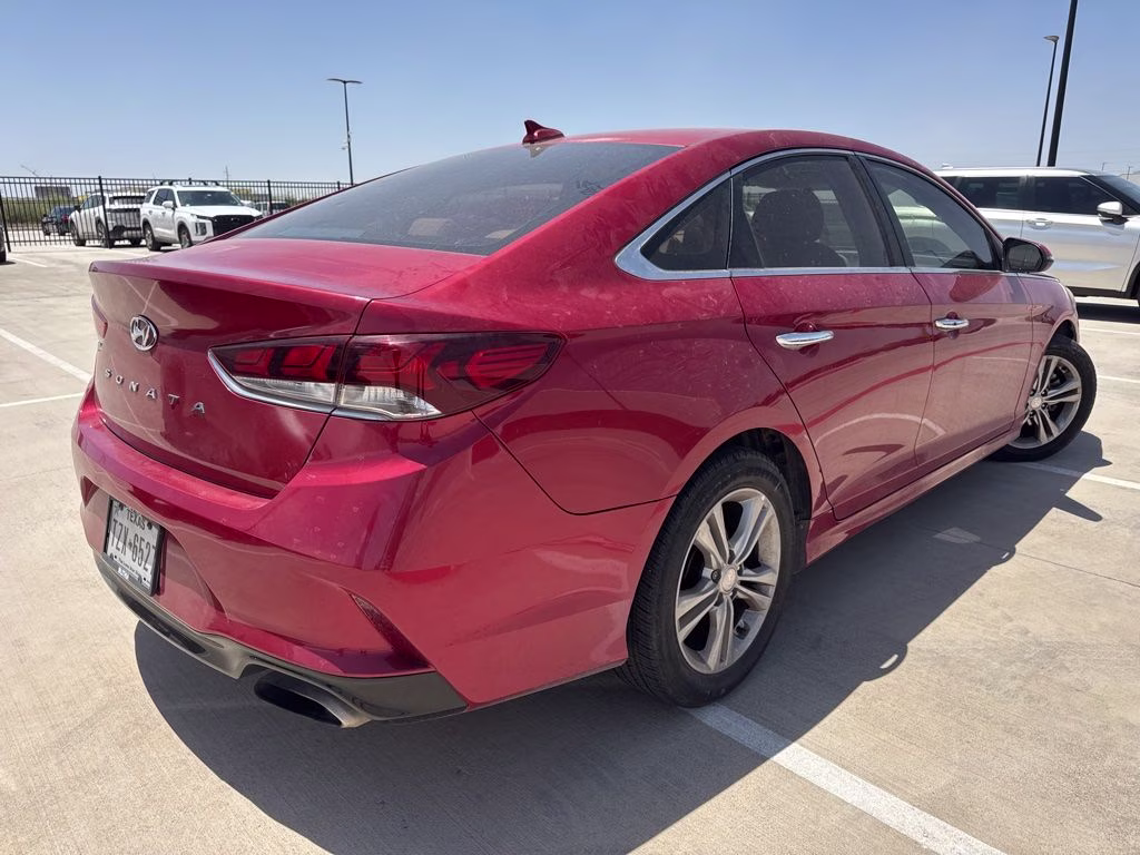 2018 Scarlet Red Hyundai Sonata SEL FWD Sedan