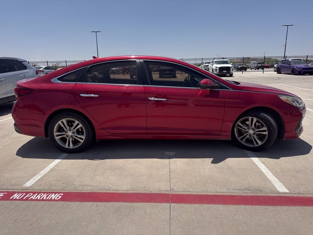 2018 Scarlet Red Hyundai Sonata SEL FWD Sedan
