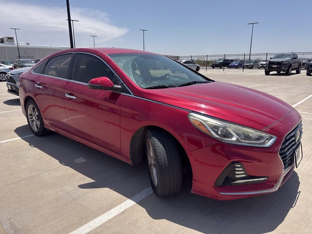 2018 Scarlet Red Hyundai Sonata SEL FWD Sedan