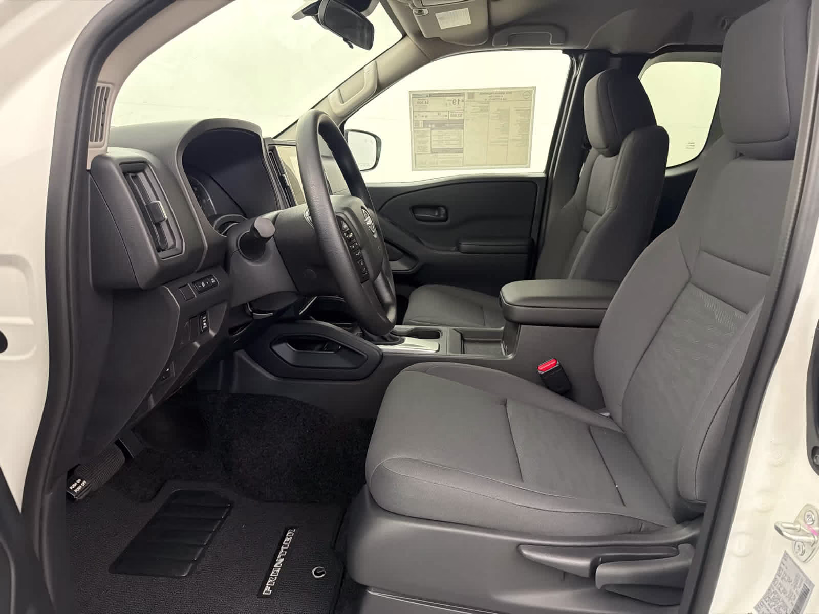 2026 Glacier White Nissan Frontier S 4X4 Truck